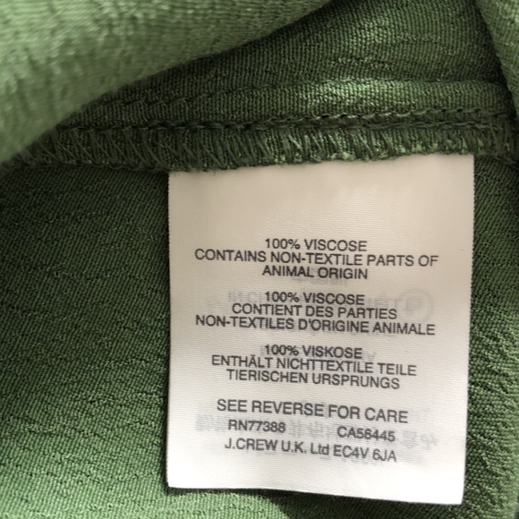 J. Crew Beautiful Green Top - Picture 7 of 7